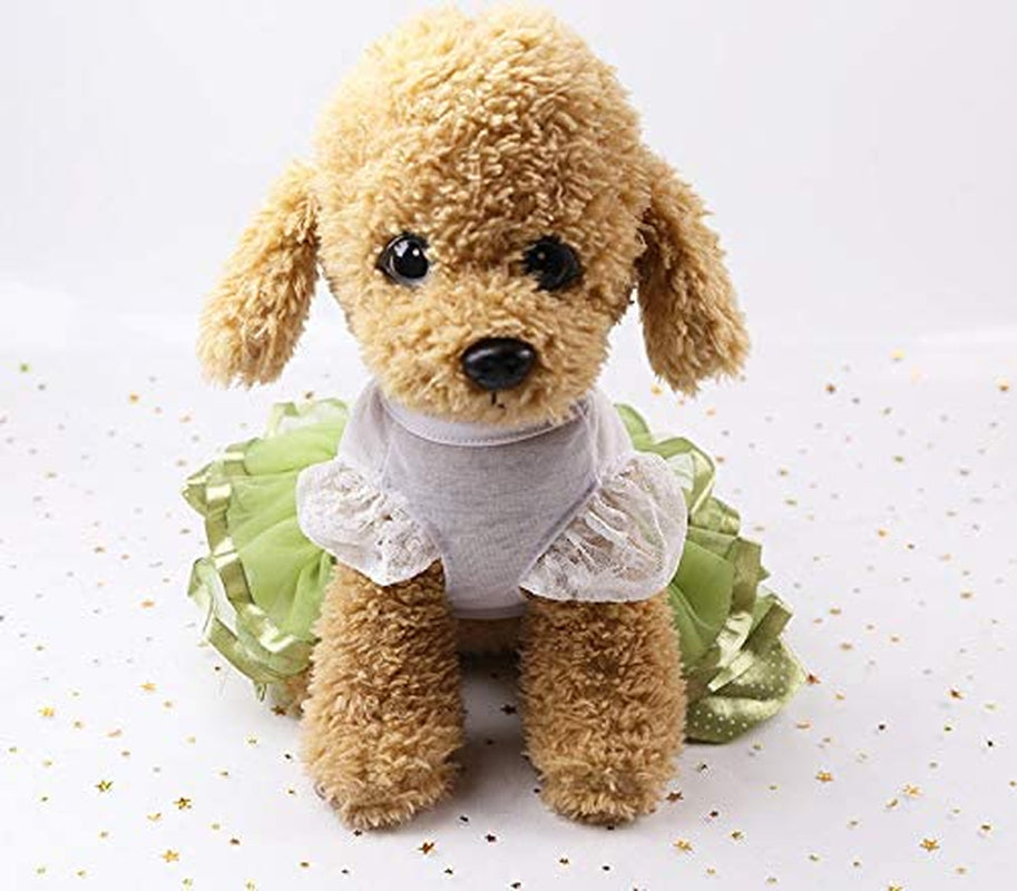 Dog Lace Dress Dog Clothes Pet Puppy Apparel Wedding Dress Skirt for Small Dog Girl Summer Luxury Princess Clothes