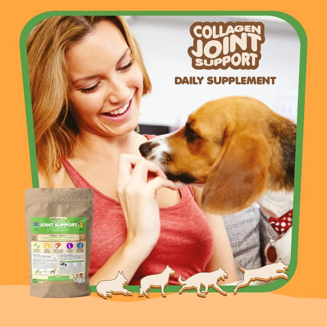 Joint Support for Dogs and Cats Collagen Joint Supplement with Vitamin C 90