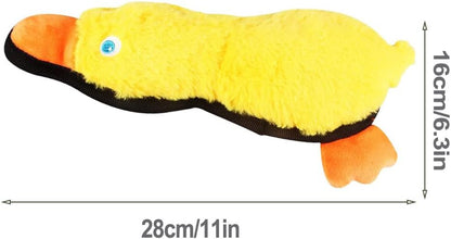 Duck Dog Toy, Squeaky Dog Toys, Plush Dog Toys for Small Medium Large Dogs to Keep Them Busy, Stuffed Puppy Toys, Interactive Dog Toys for Aggressive Chewers