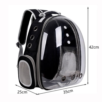 Transparent Cat Carrying Bags Space Breathable Pet Backpack Portable Puppy Dog Backpack Transport Carrier Space Capsule Bag Pets