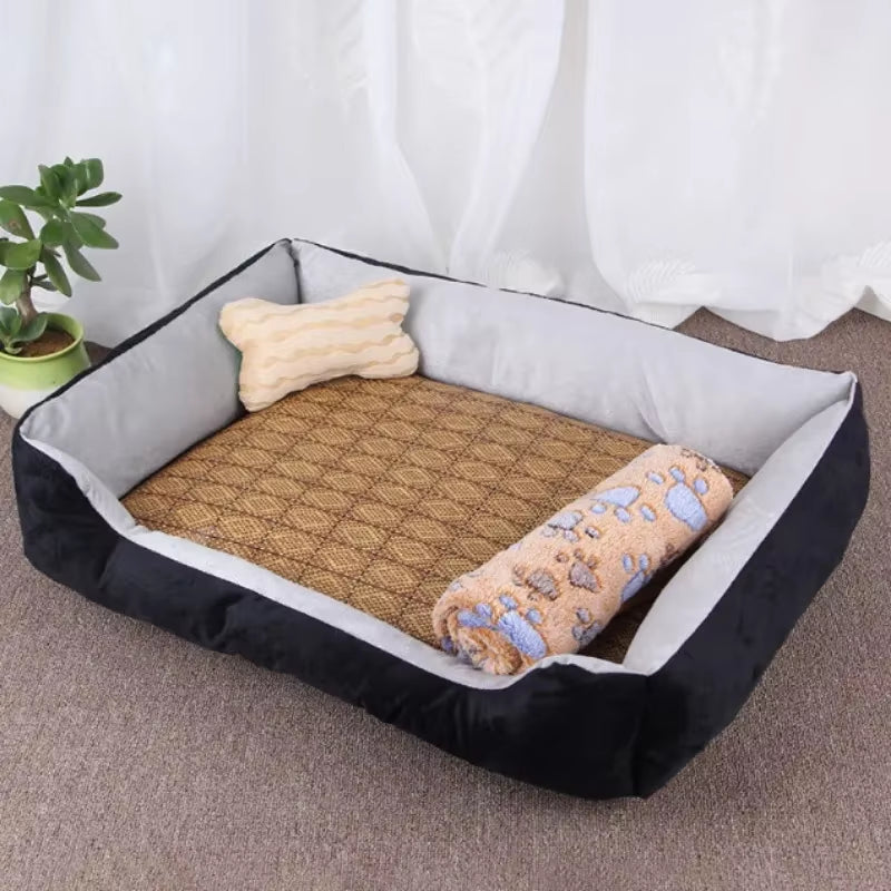 Internet Famous Pet Nest Dog Bed Dog Mat Dog Mat Cat Nest Pet Supplies Dog Nest Small Medium and Large Dog Warmth Dog Nest