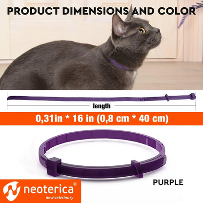 Cat Calming Collar Pet anti Anxiety Products Feline Calm Pheromones Collars 1 Pc